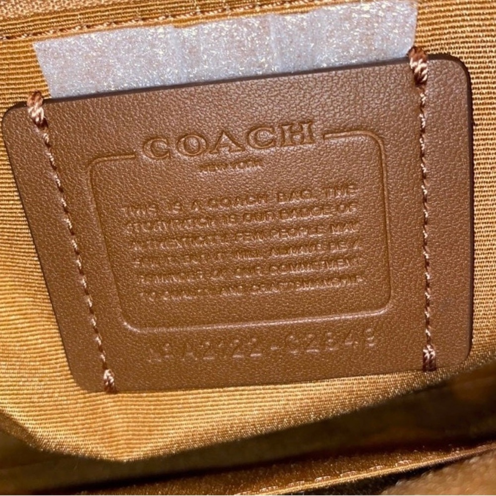 Coach Daisy/Signature Print ROWAN Satchel/Wallet 2pc Set - Picture 4 of 11